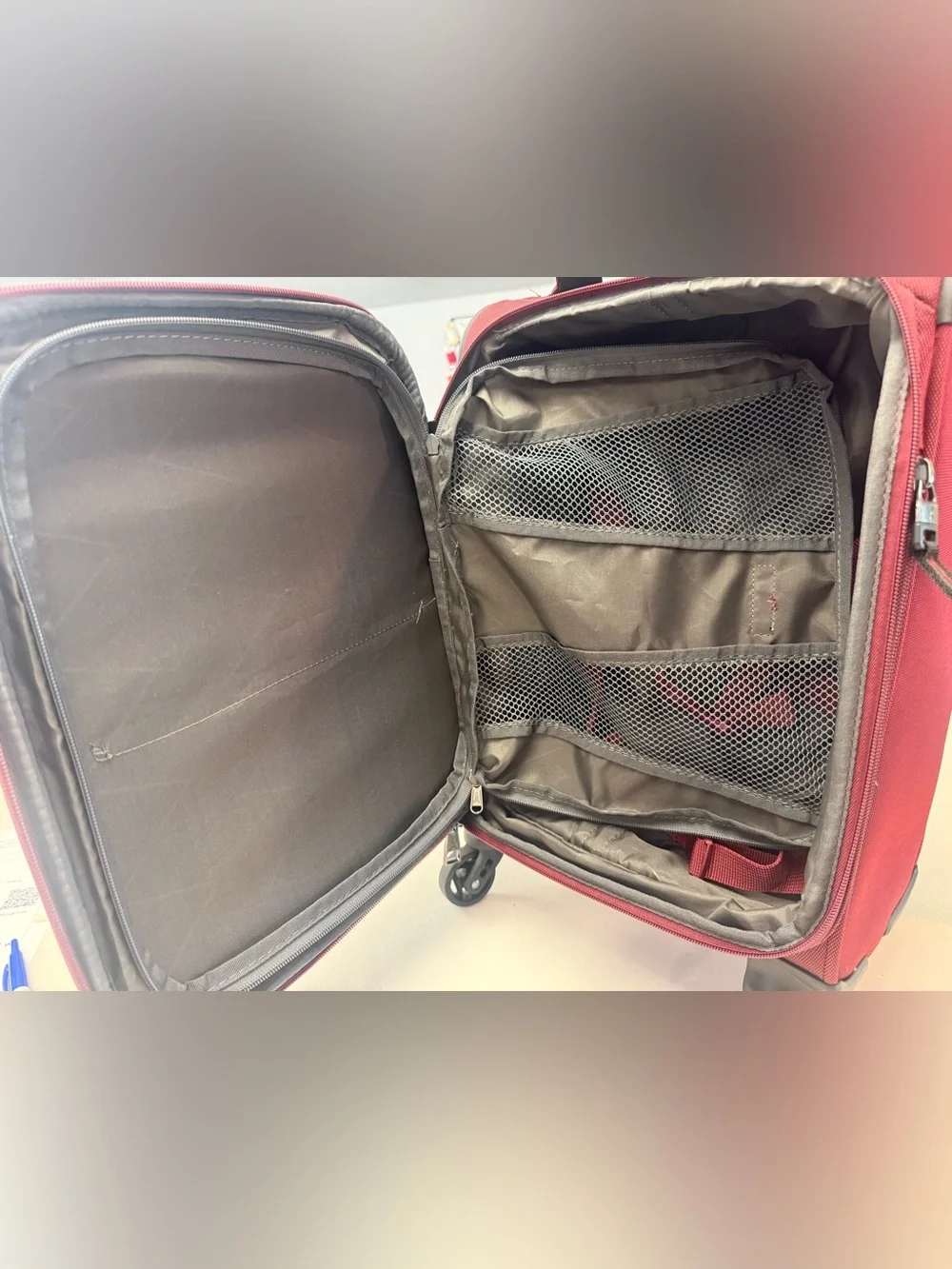 TravelPro Red Carry-On Spinner Bag Luggage